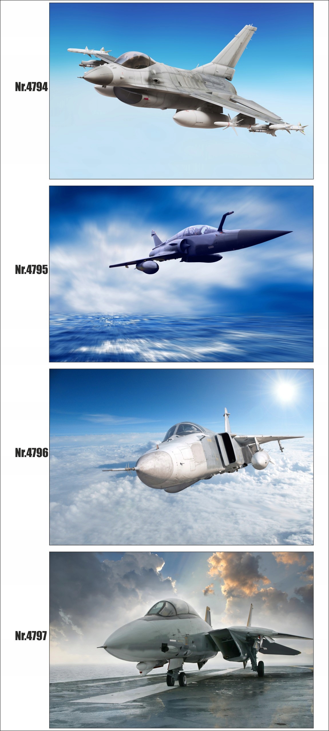 plakat samolot, samoloty, myśliwce, 70x50cm Szerokość produktu 70 cm