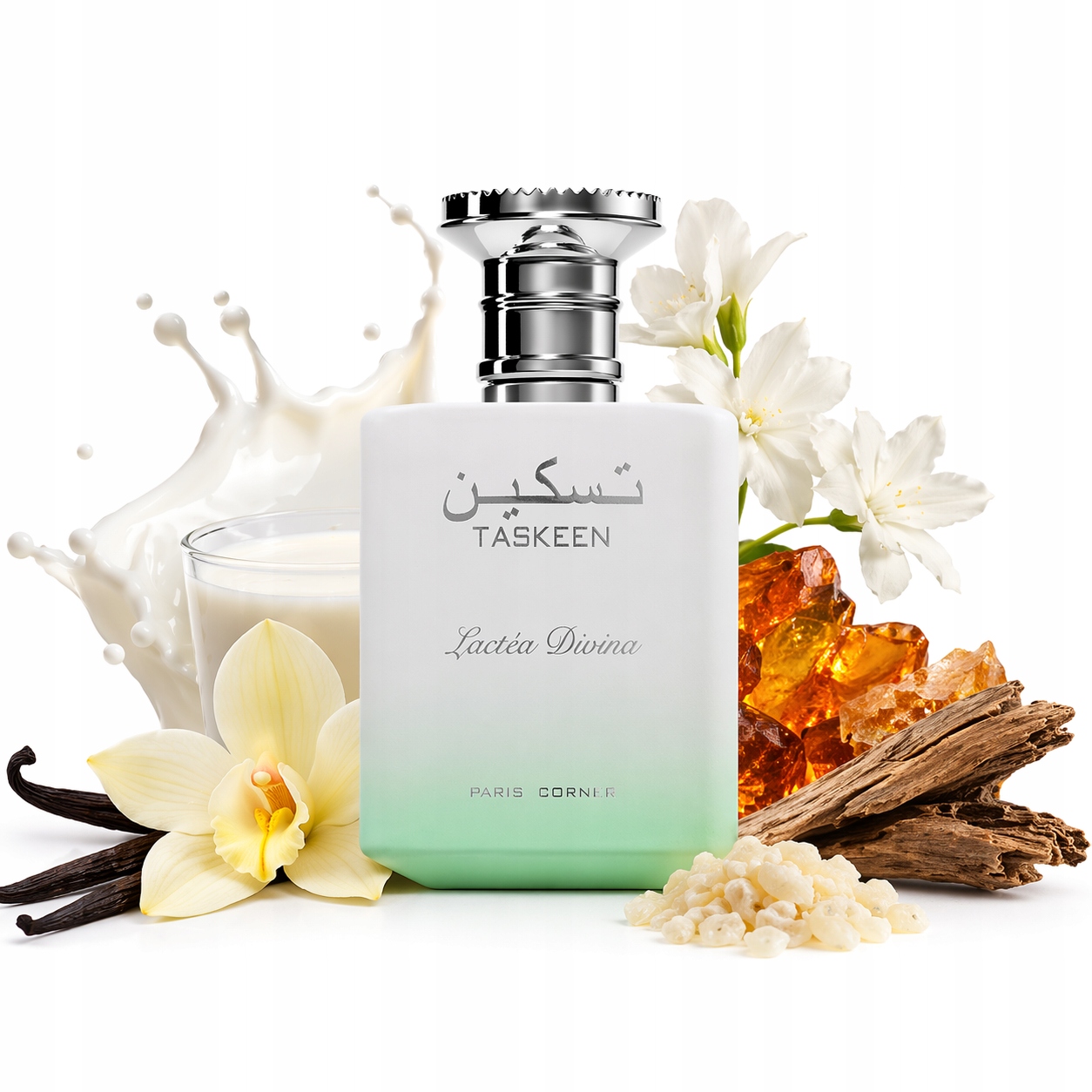 Oryginalne Arabskie Paris Corner Taskeen Lactea Divina 100ml+GRATIS!