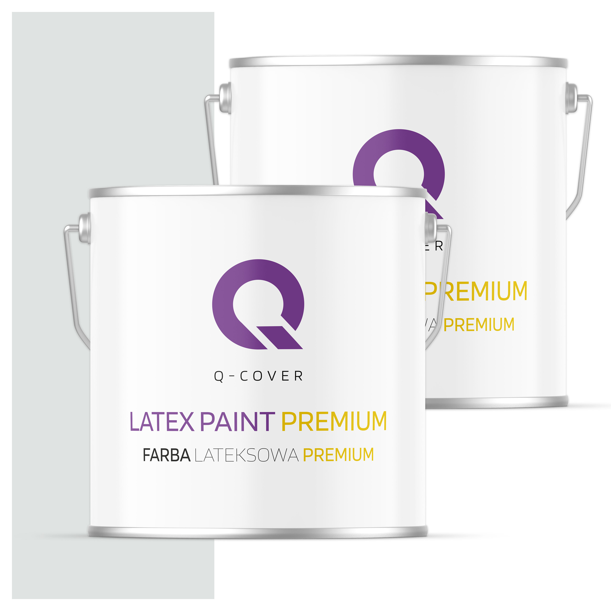 Farba odolná voči škvrnám Umývateľná na steny stropov 5L Hlboká matná biela khaki