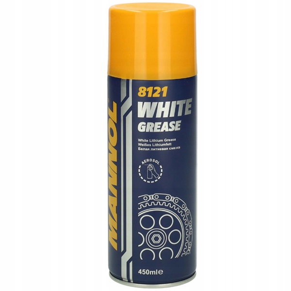 Mannol Biały Smar w Sprayu White Grease 8121 450ml