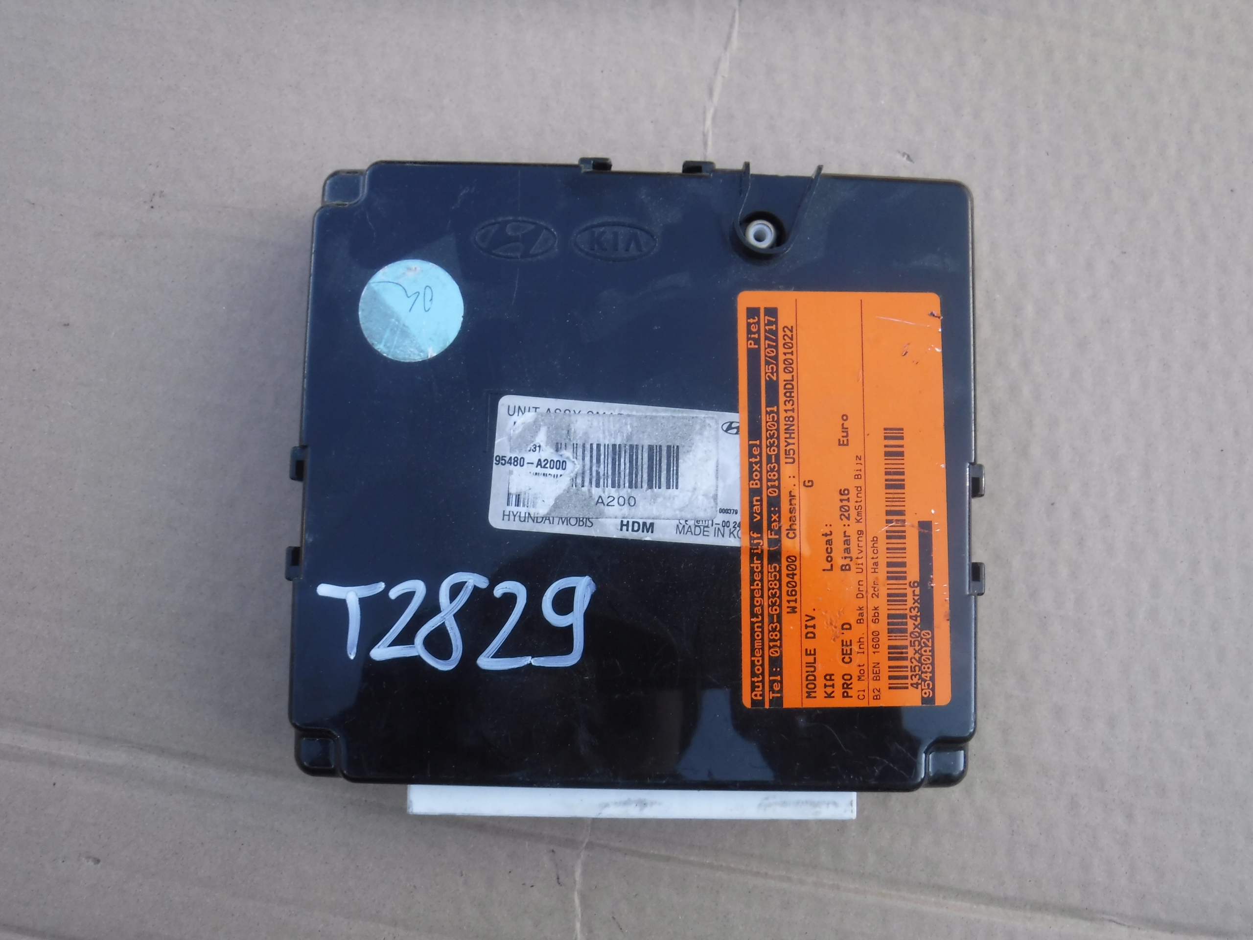 МОДУЛЬ СМАРТ КЛЮЧ TOYOTA KIA PRO CEED 95480-A2000