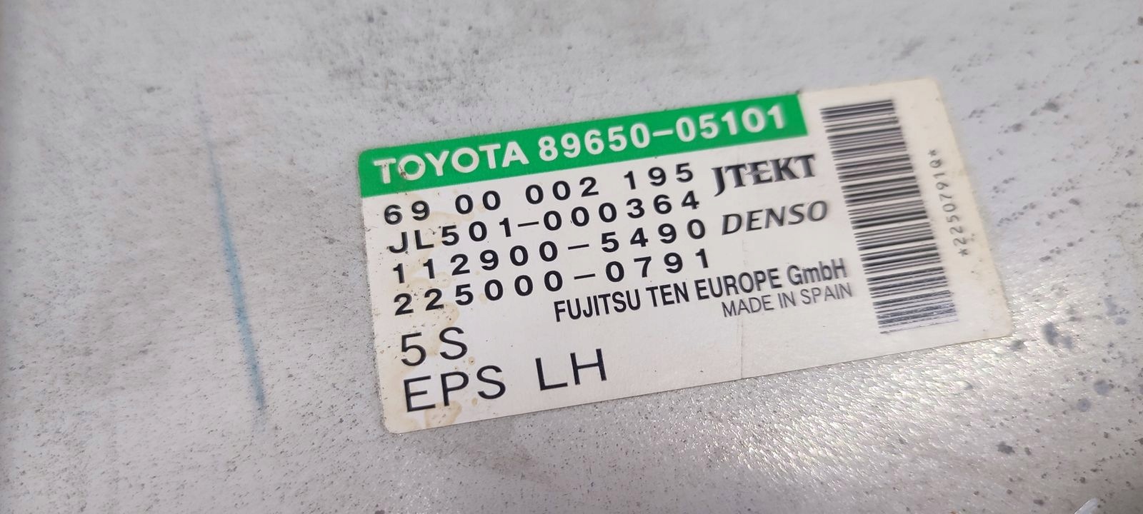 modulo SERVOSTERZO Toyota Avensis T27