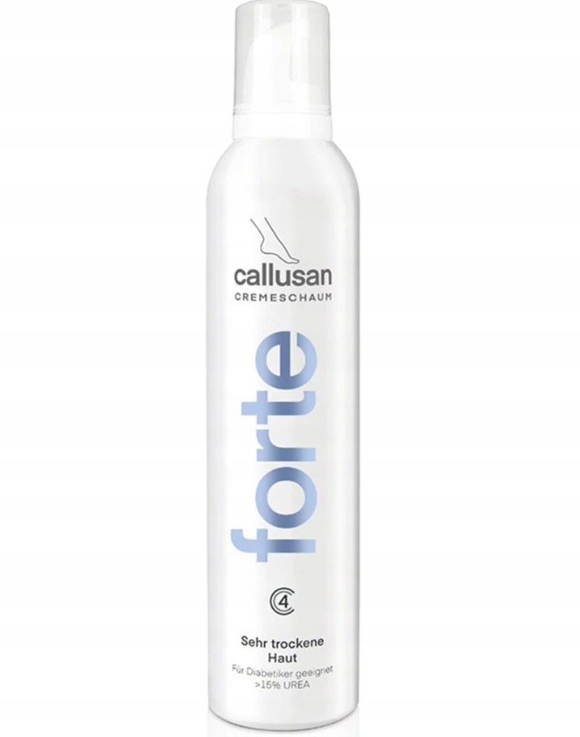 Callusan Forte pianka do stóp dla Diabetyków na Egzemę i Azs 300ml