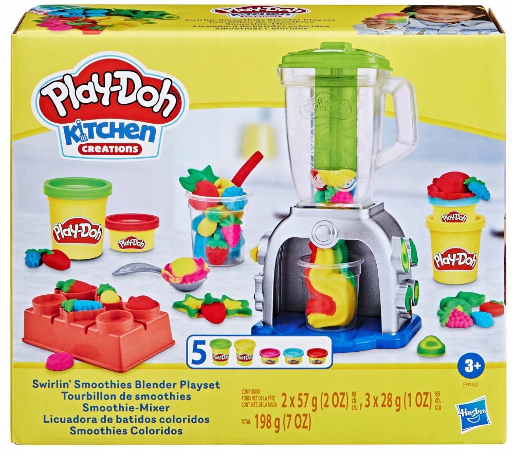 PLAY-DOH Ciastolina Blender do smoothie Zestaw z akcesoriami F9142
