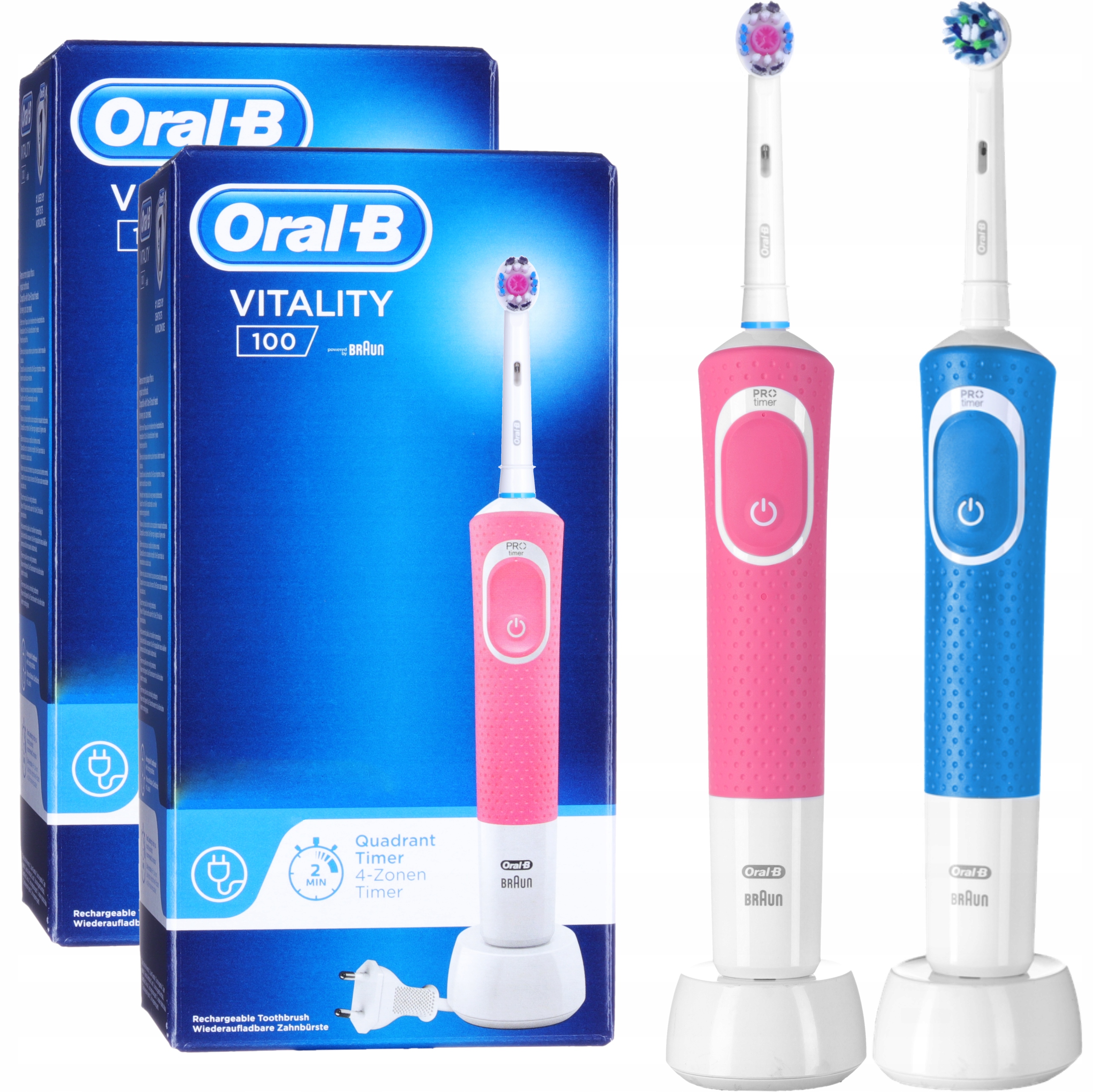 

Szczoteczka Elektryczna Oral-B Vitality 100 Dwupak
