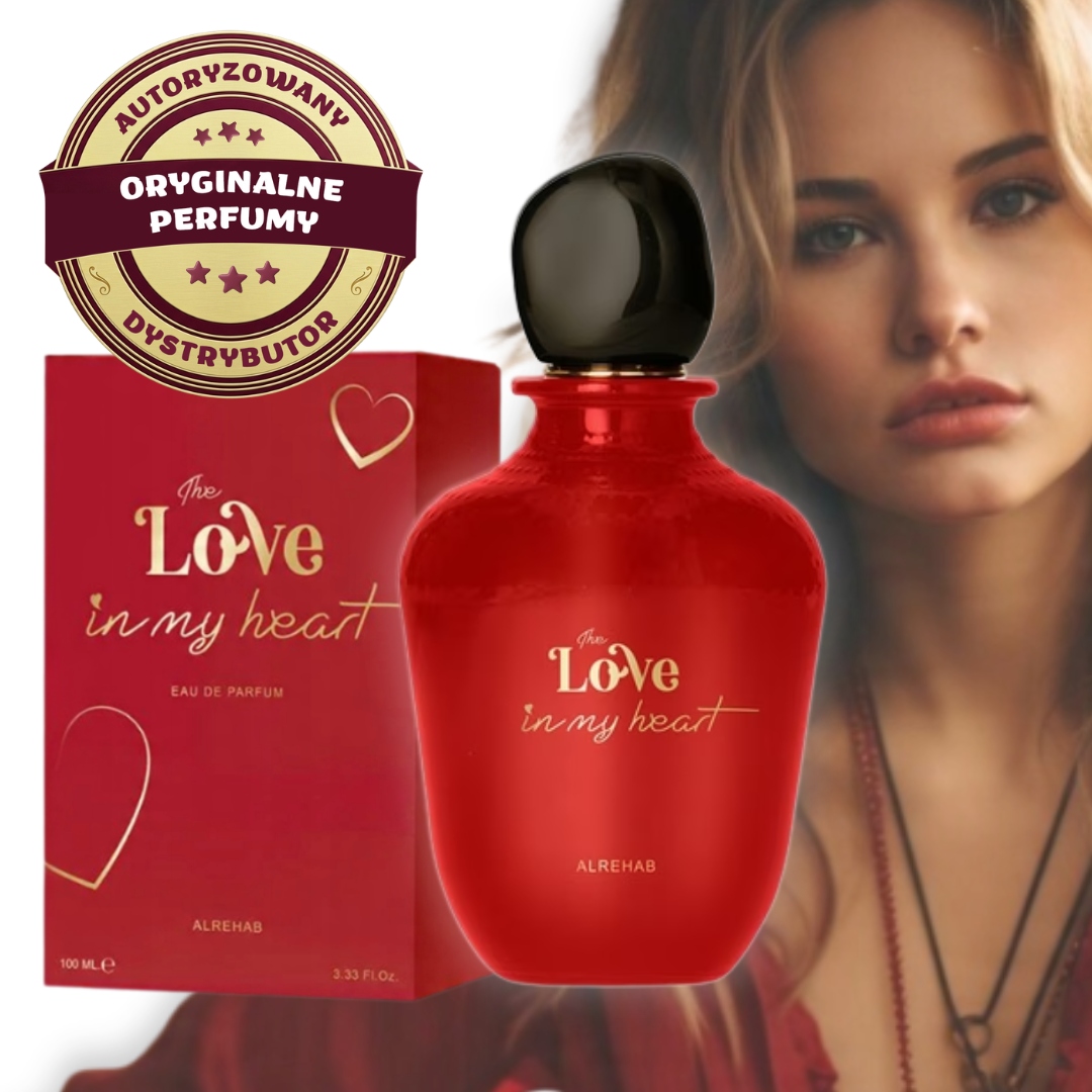 The Love In My Heart Arabské Parfémy Ovocné Vanilkové 100 ml Al Rehab Edp