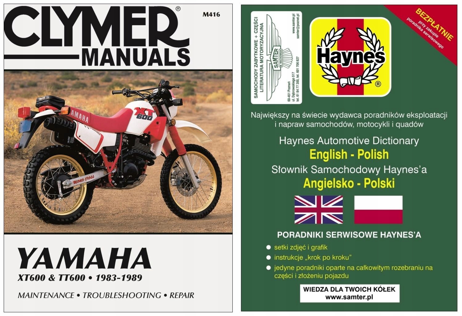 Yamaha XT 600 TT 600 (1983-1989) керівництво Clymer