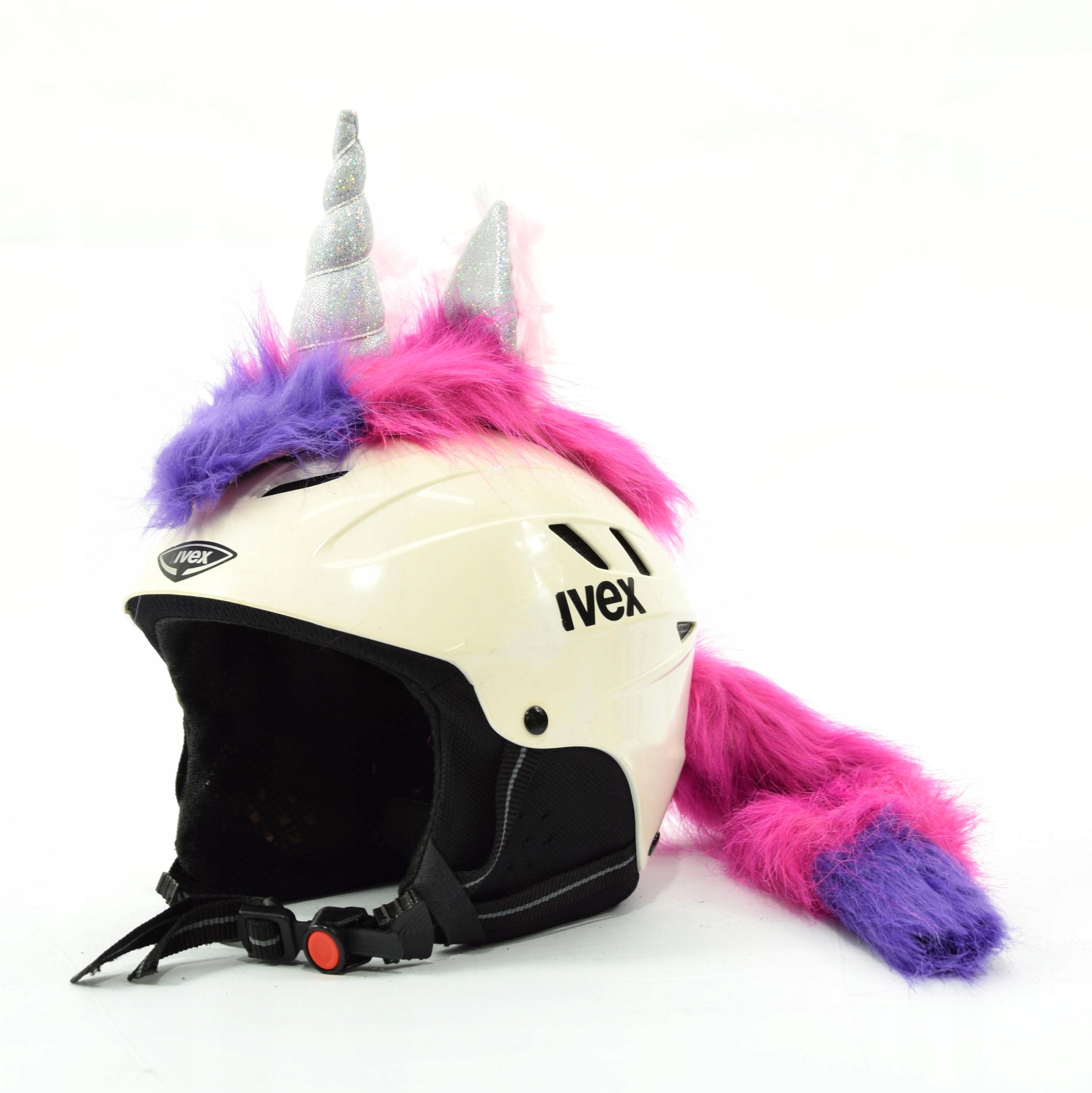 Ozdoba na kask narciarski naklejka Jednorożec