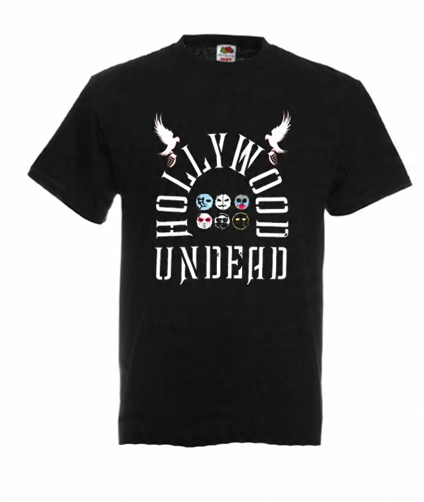 

L Koszulka Męska Hollywood Undead Rapcore Wzory