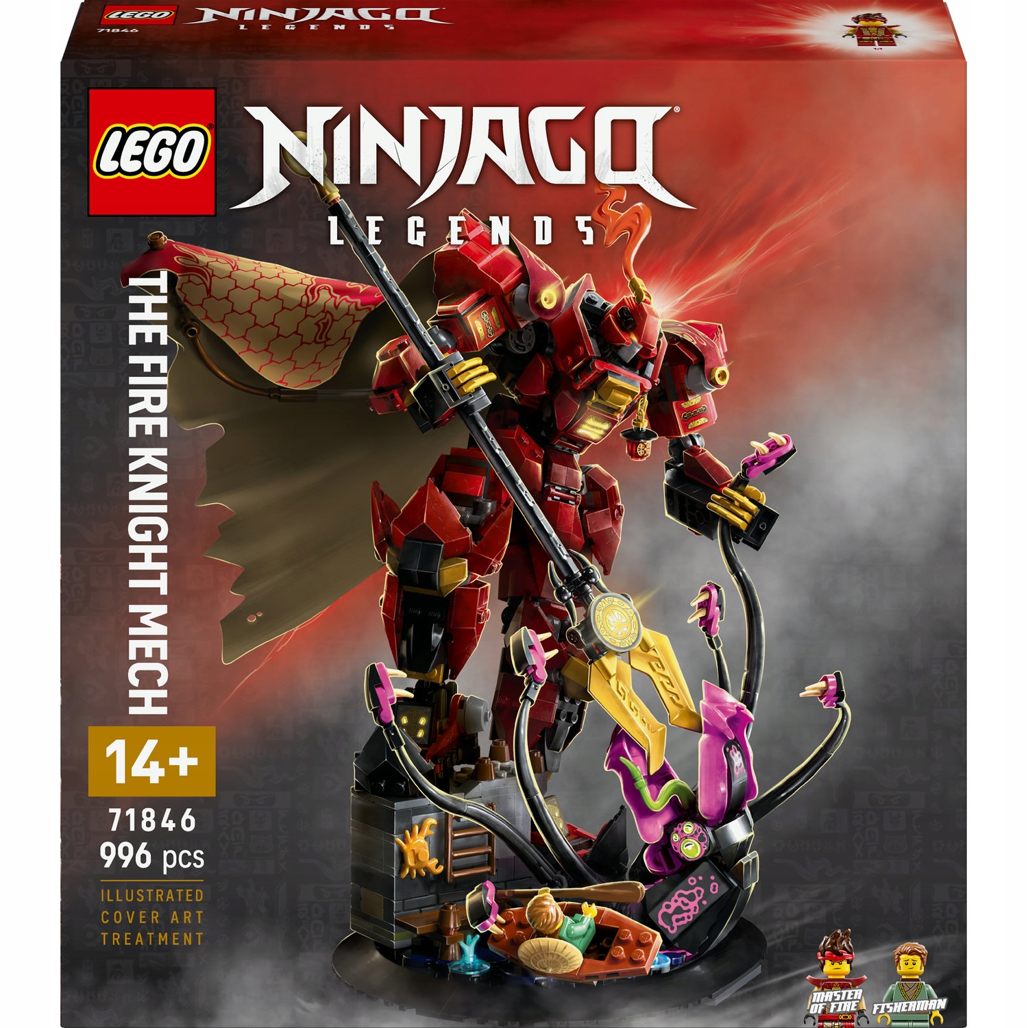 Lego Ninjago 71846 Mech ohnivého rytíře Robot Ninja Kai