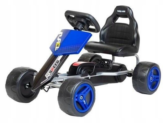 Gokart na pedały Speedy niebieski