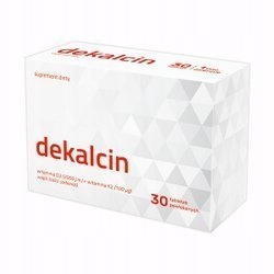 

Dekalcin Z Witaminą D, K I Wapniem 30TABLETEK