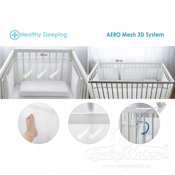 

Matex Ochraniacz do łóżeczka Bump Air 180x30 [TB02