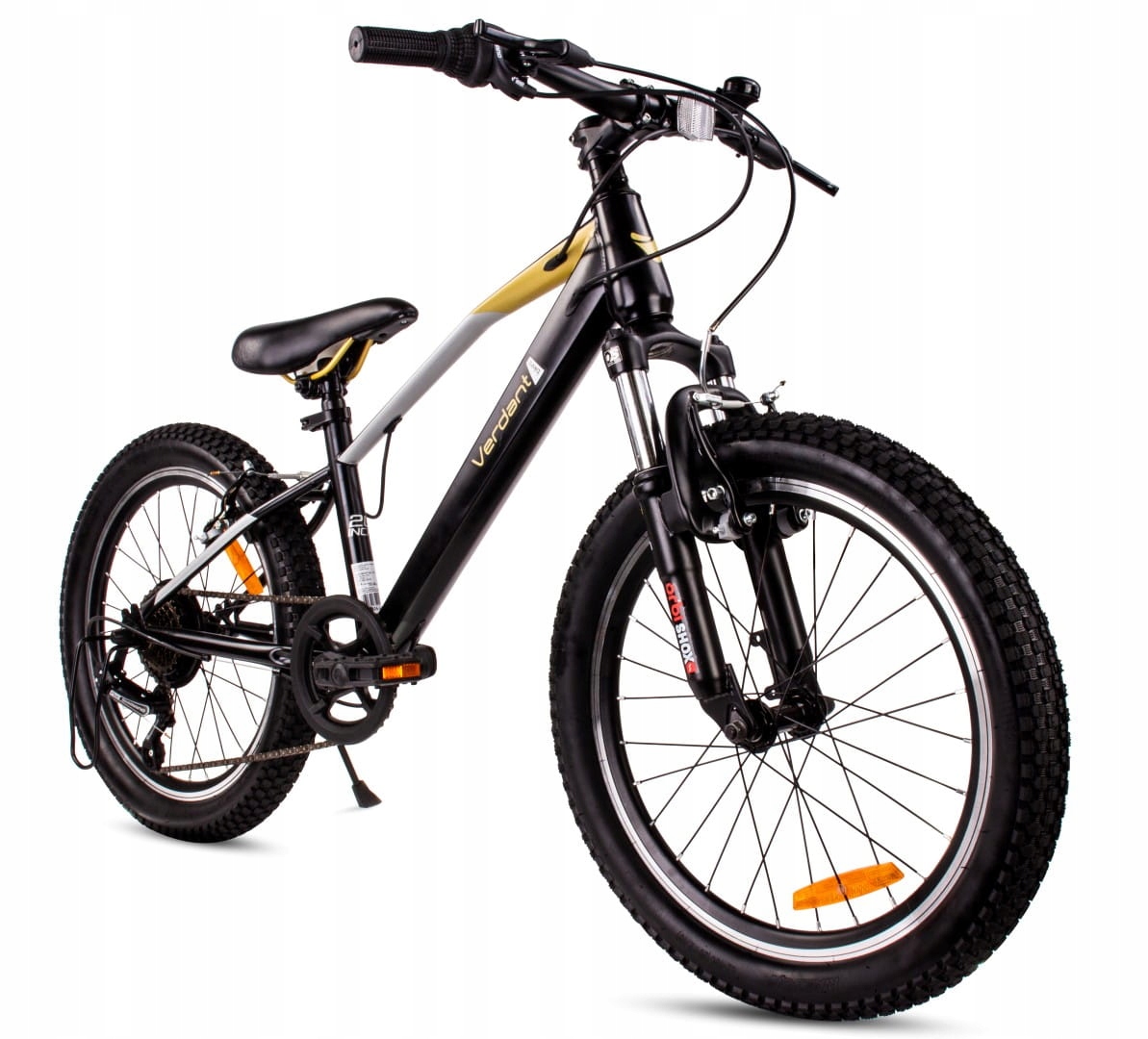 Rower 20 Cali Mtb Verdant Juniper Czarny-złoty 0302642 6 Biegów Shimano