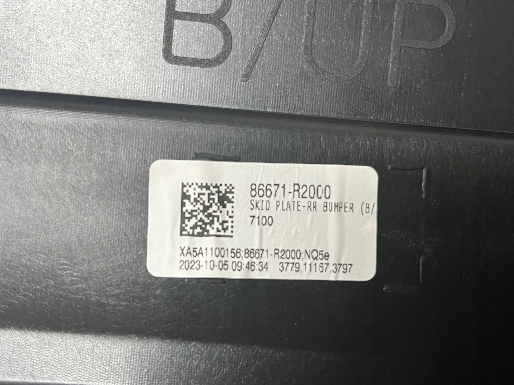 ZDERZAKA DYFUZOR SPOILER NAKŁADKA KIA SPORTAGE V 5 Waga produktu z opakowaniem jednostkowym 10 kg