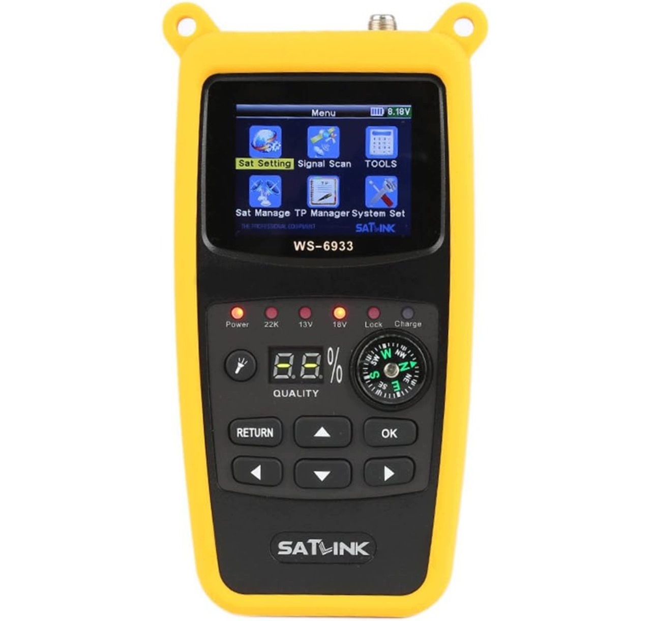 Satelitní Měřič Satelitního Signálu Satlink Pro Nastavení Antény