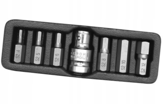 YATO ZESTAW KLUCZE SPECJALNE BITY IMBUS HEX 7szt.