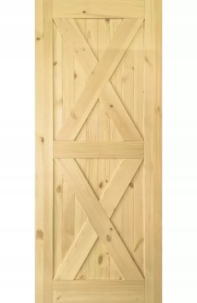 drzwi wewnętrzne sosnowe przesuwne loft LF-5 60