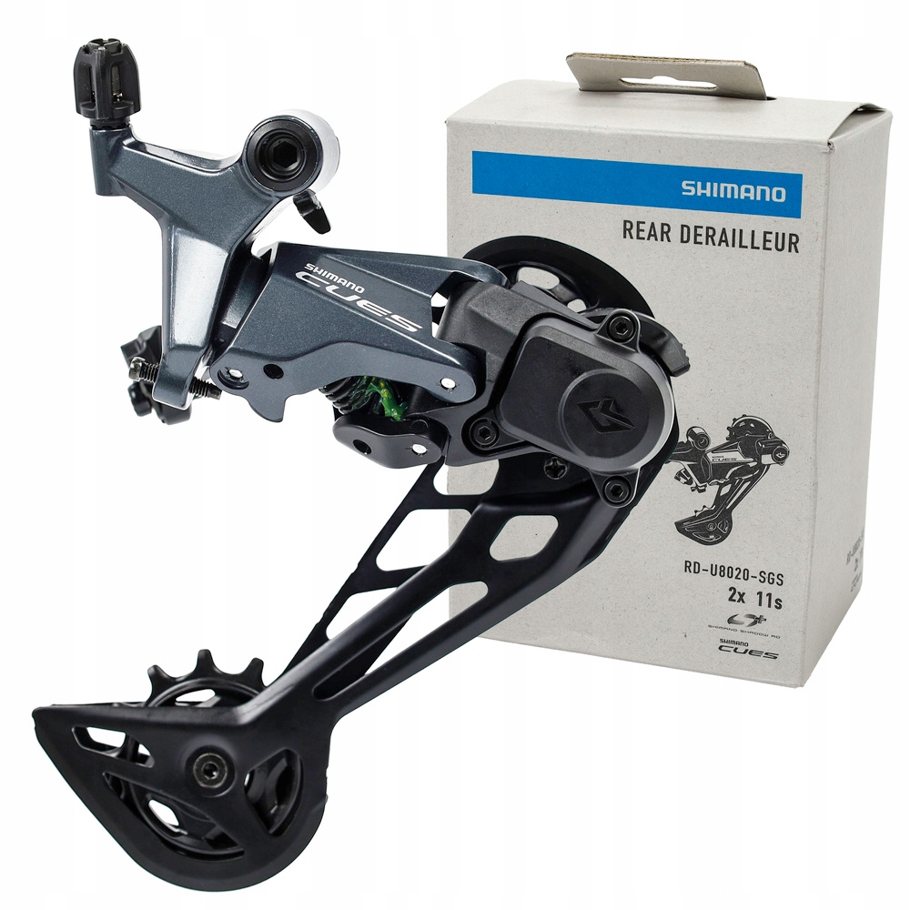 Przerzutka rowerowa tylna Shimano Cues RD-U8020-SGS, 11-rzędowa, Shadow Rd+