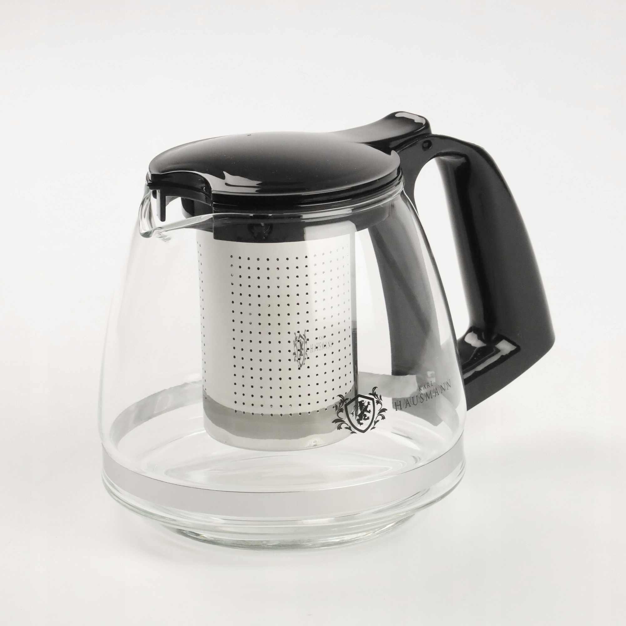 DZBANEK SZKLANY Z STALOWYM ZAPARZACZEM ZAPARZACZ DO HERBATY ZIÓŁ 750 ML