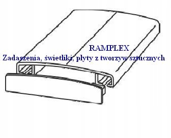 Zaślepka do profili górnych aluminiowych do poliwęglanu Marka inna