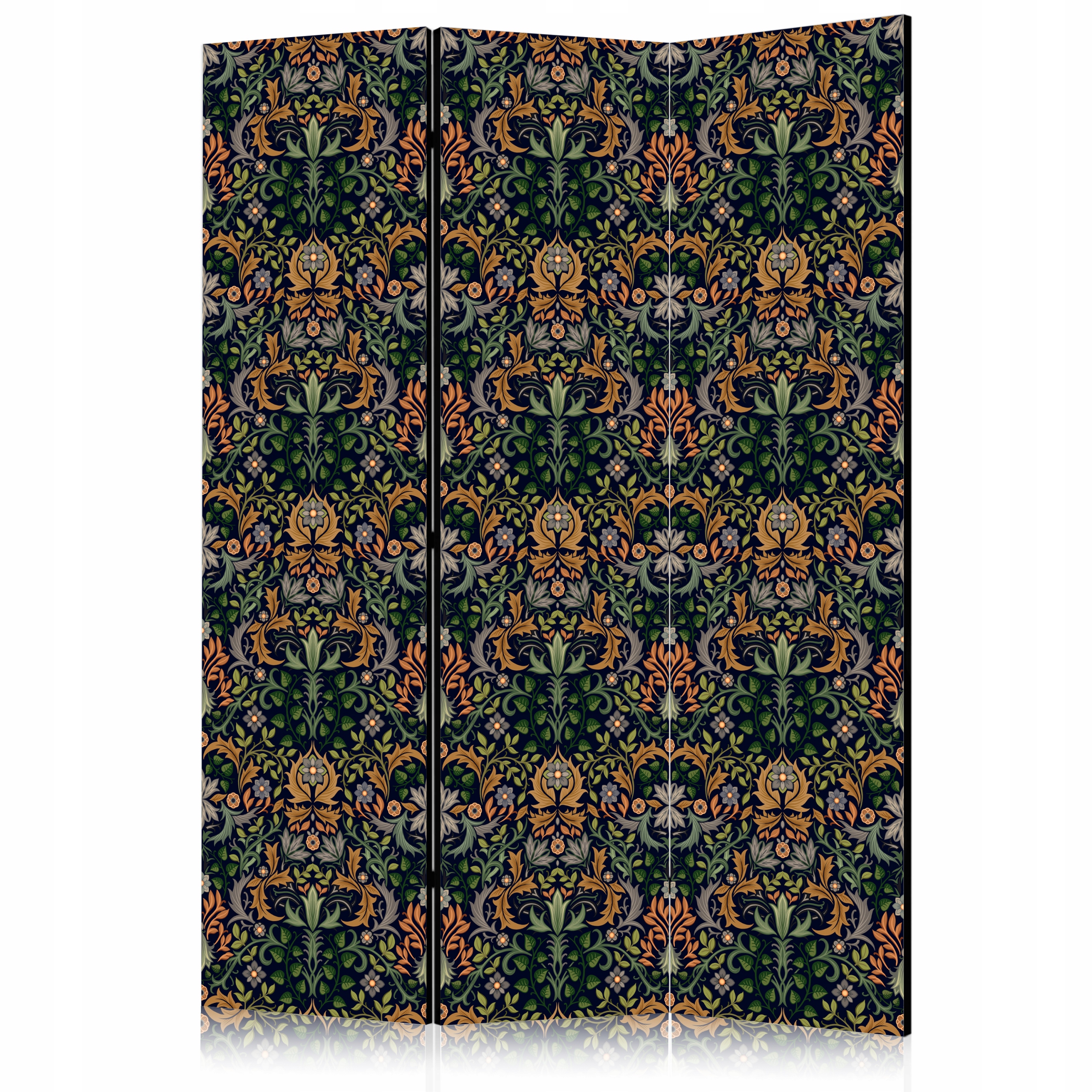 Paraván Akustický Pokojový 3-DÍLNÝ Ornamenty Viktoriánský Styl 135x172