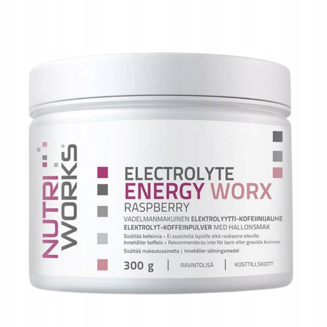 Levně Electrolyte Energy Worx Příchuť Malina Velikost balení 300 Gramů