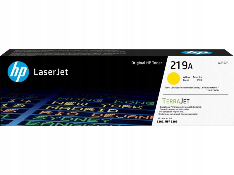 Hp 219A, Žlutá originální tonerová kazeta, W2192A