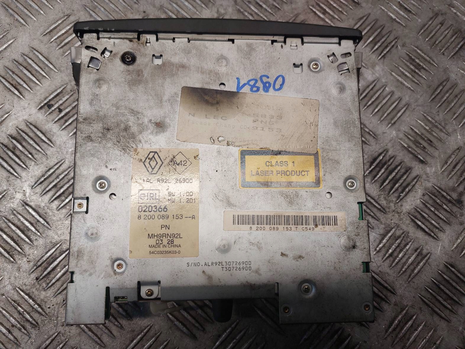 RADIO ODTWARZACZ RENAULT ESPACE IV 8200089153A