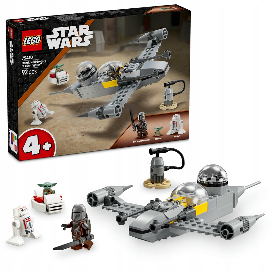 Lego Star Wars 75410 Mando, Grogu a stíhačka N-1 Starfighter