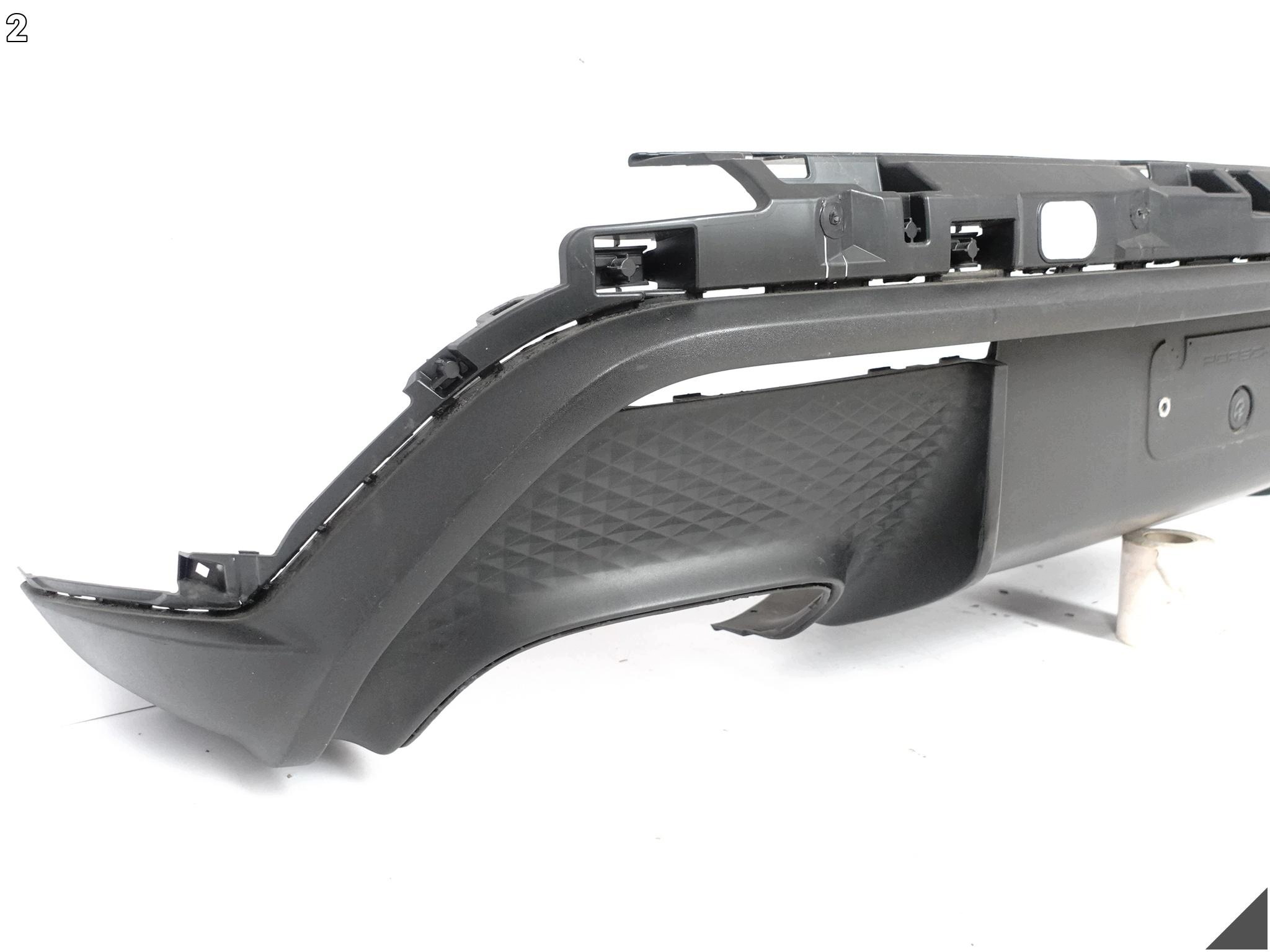 PORSCHE MACAN 95B GTS (II LIFT) 21- bumper SPOILER diffuser accessories rear part