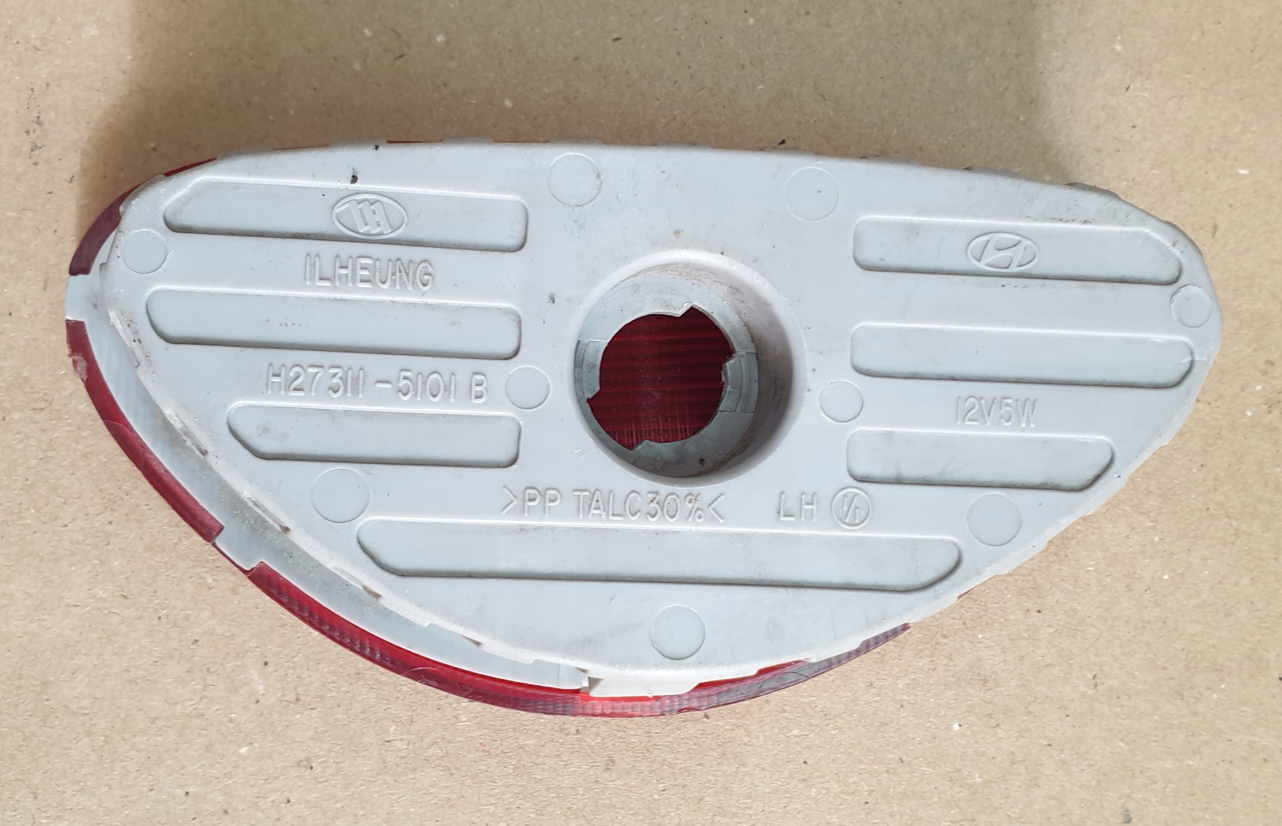 ODBLASK light OSWIETLENIE side LP left front HYUNDAI COUPE