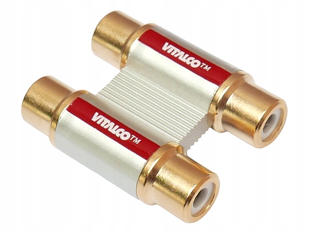 

Łącznik Rca/cinch 2xgniazdo-2xgniazdo Hq Vitalco