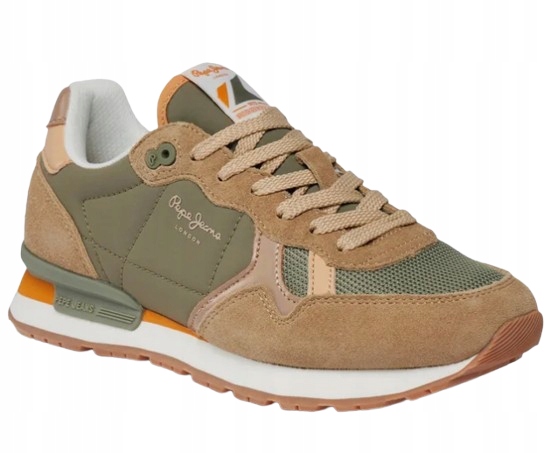 Pepe Jeans Brit Jump Dámské Zelené Sportovní Boty Nízké 38 Awf