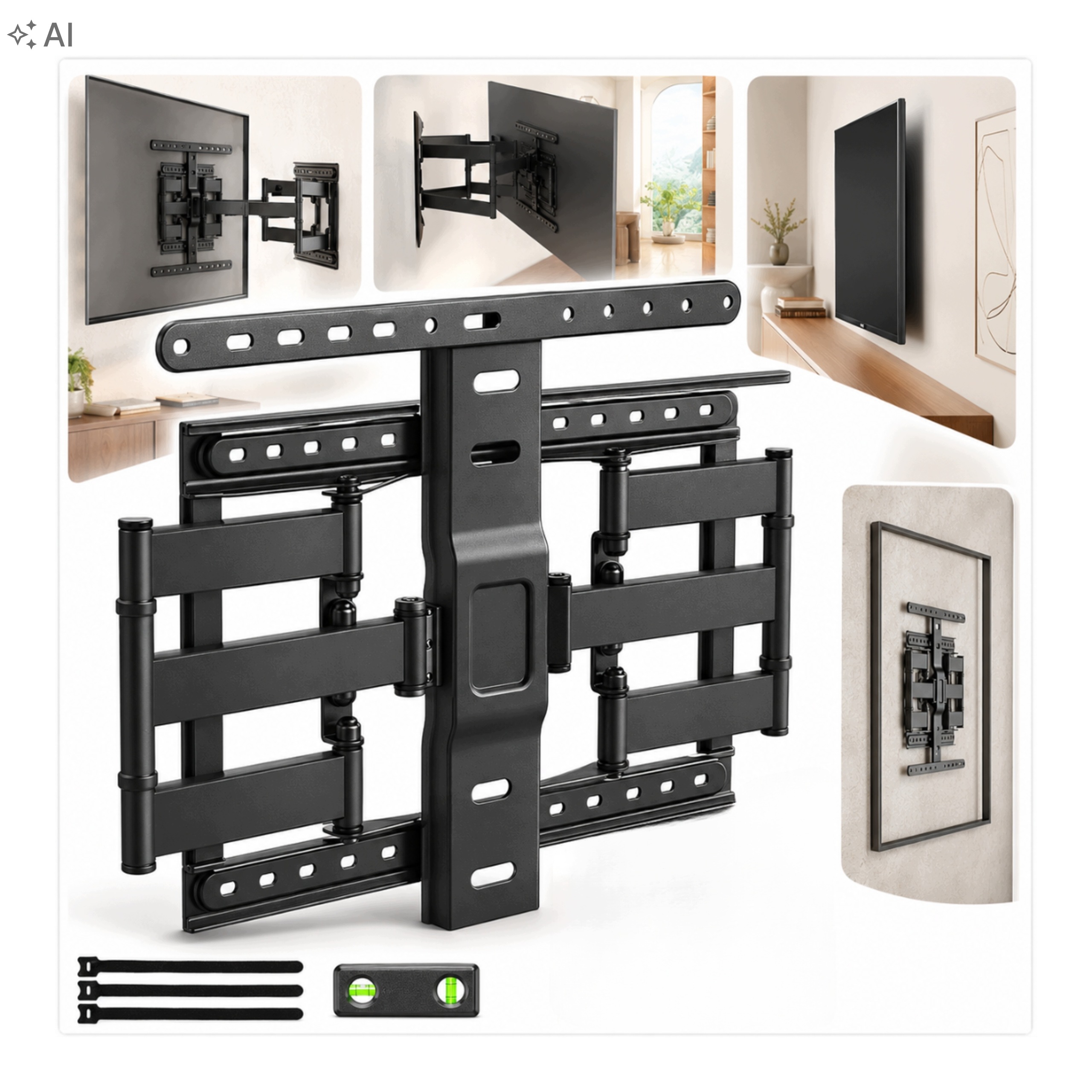 Nástenný držiak pre televízor Ultra Slim 43-90" Do 60 kg Vesa 600 x 400