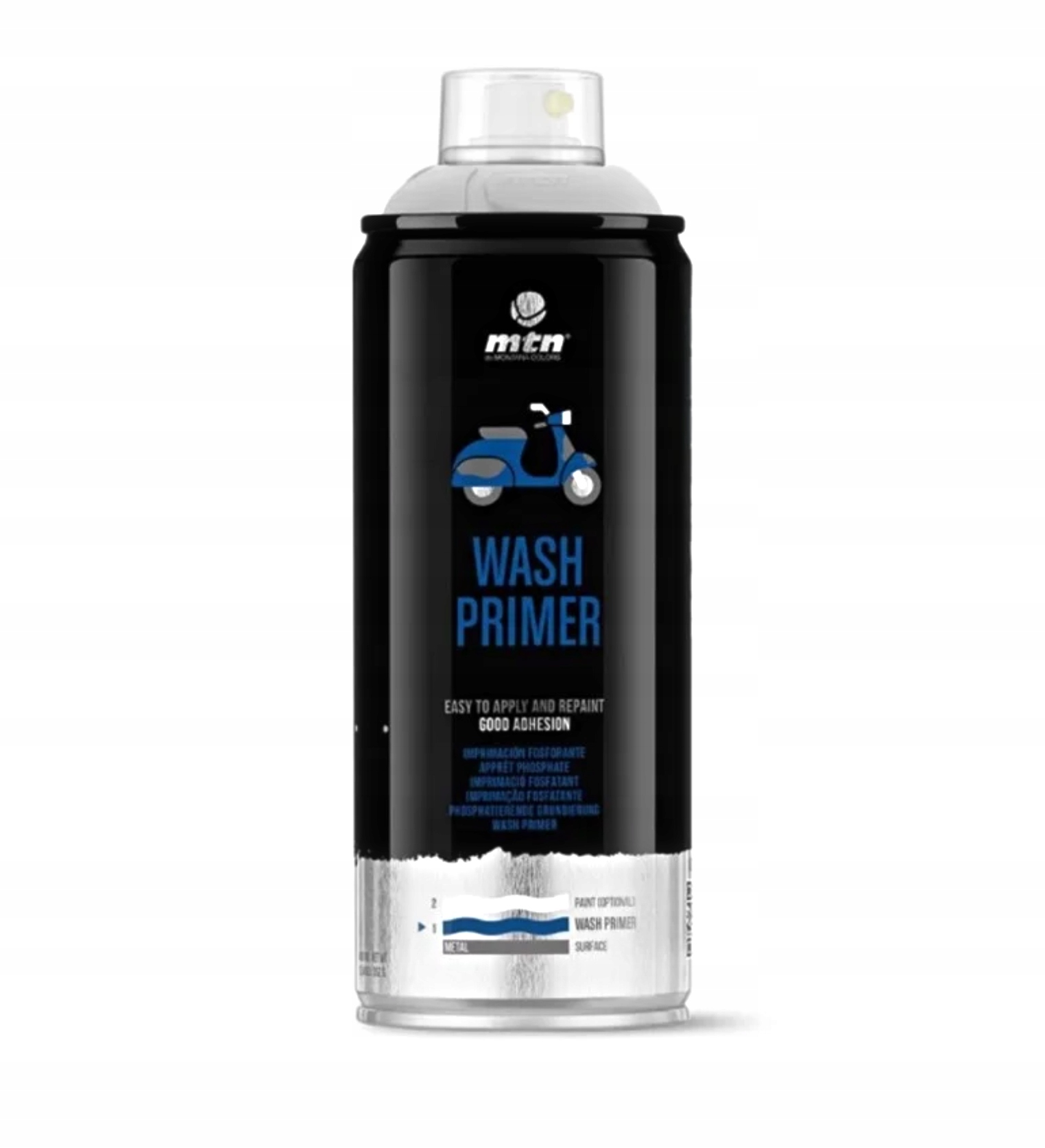 Wash Primer mtn Pro 400ml Podkład Wytrawiający Reaktywny na Metal Stal Alu