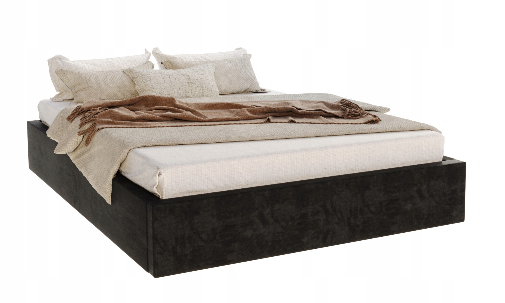 Postel 140x200 čalouněná kovová konstrukce Orlando