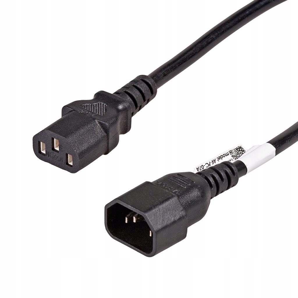 Akyga Przedłużacz kabla zasilającego Akyga AK-PC-07A Iec C13-C14 230V/50Hz