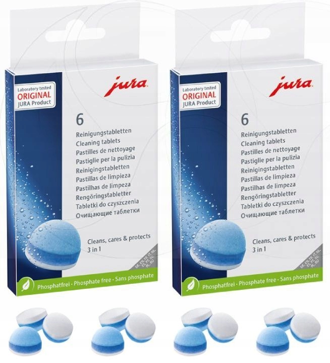 

2 x Tabletki Czyszczące Ekspres Jura 3w1 6szt