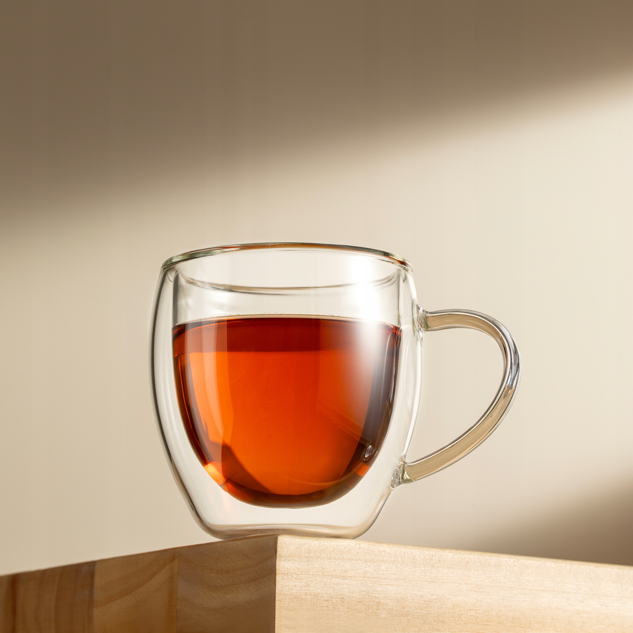 CnGlass szklana filiżanka do kawy i herbaty z podwójnymi ściankami 150 ml 4 szt Marka CnGlass