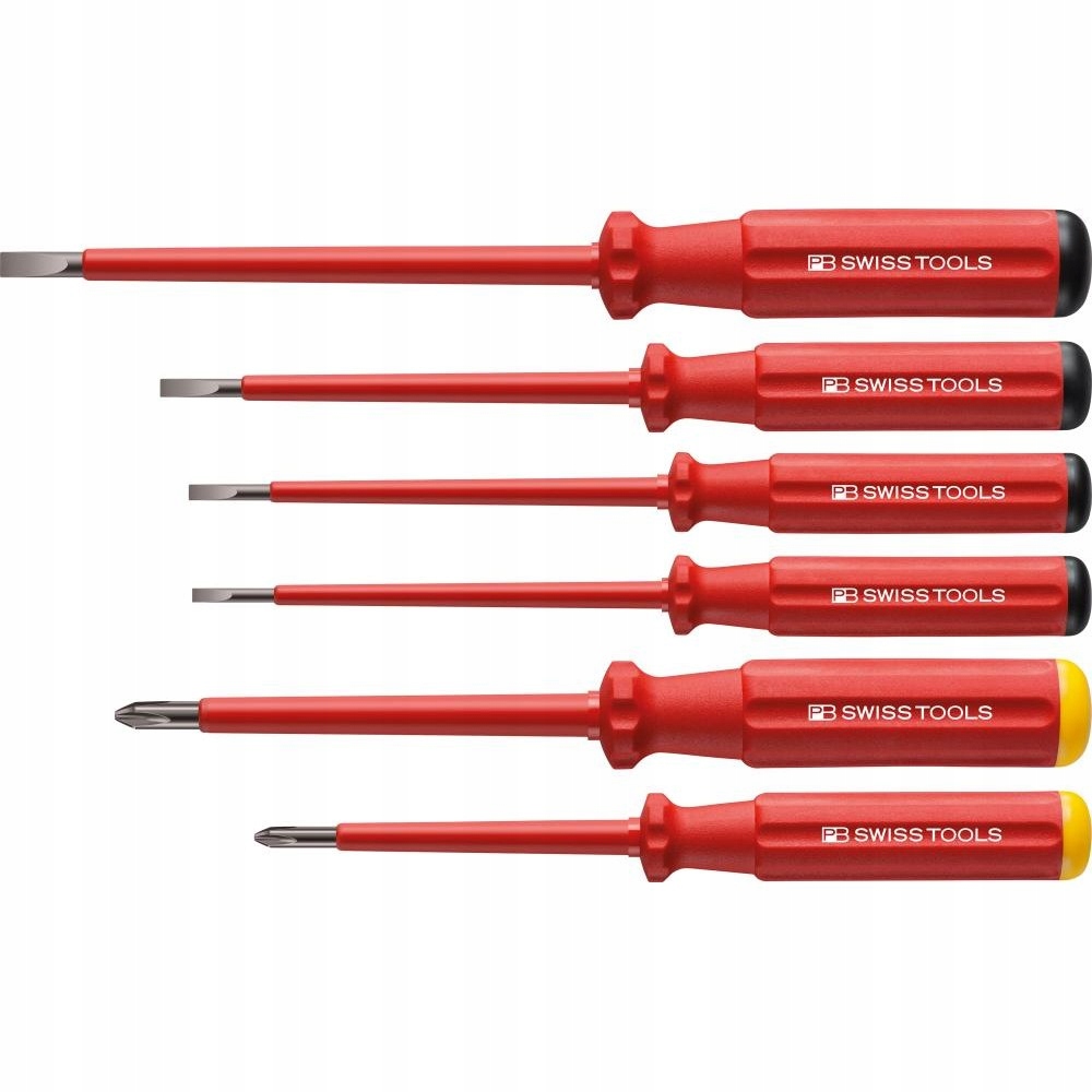 

Zestaw wkrętaków Vde 6 płasko-krzyżowe Swiss Tools