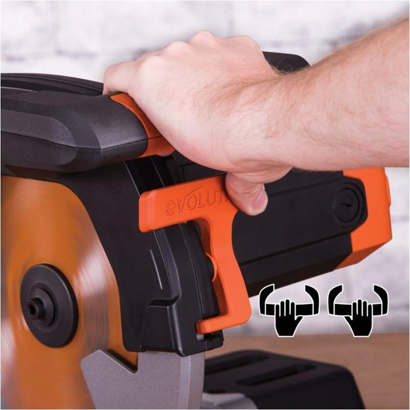 PIŁA PILARKA UKOSOWA UKOŚNICA Z POSUWEM Evolution | 2000 W | 255 mm Prędkość obrotowa 2600 rpm