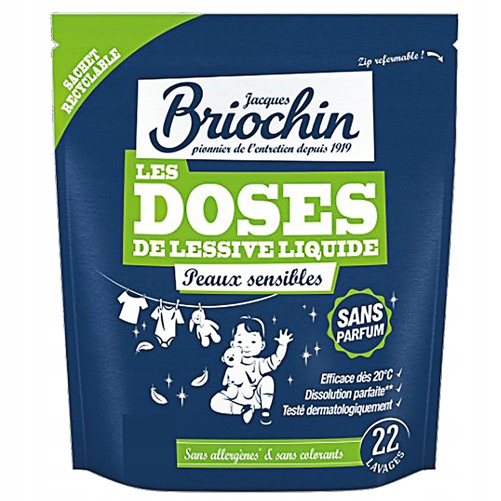 Unfree Praní Kapsle Pro Citlivou Pokožku (22 ks Briochin