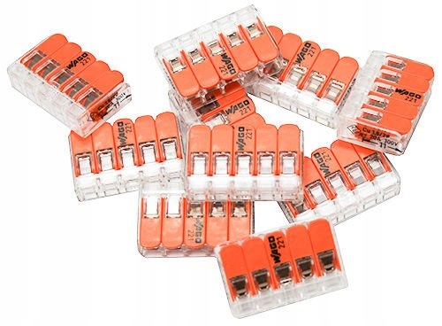 

Wago 221-615 Szybkozłączka 5x0,5-6 Złączka 1SZT