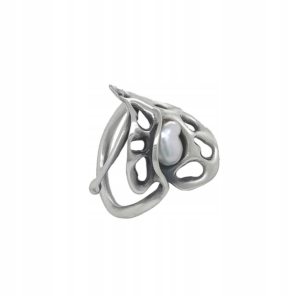 Prstýnek stříbro pr 925 Filodendron Perla vel. 20