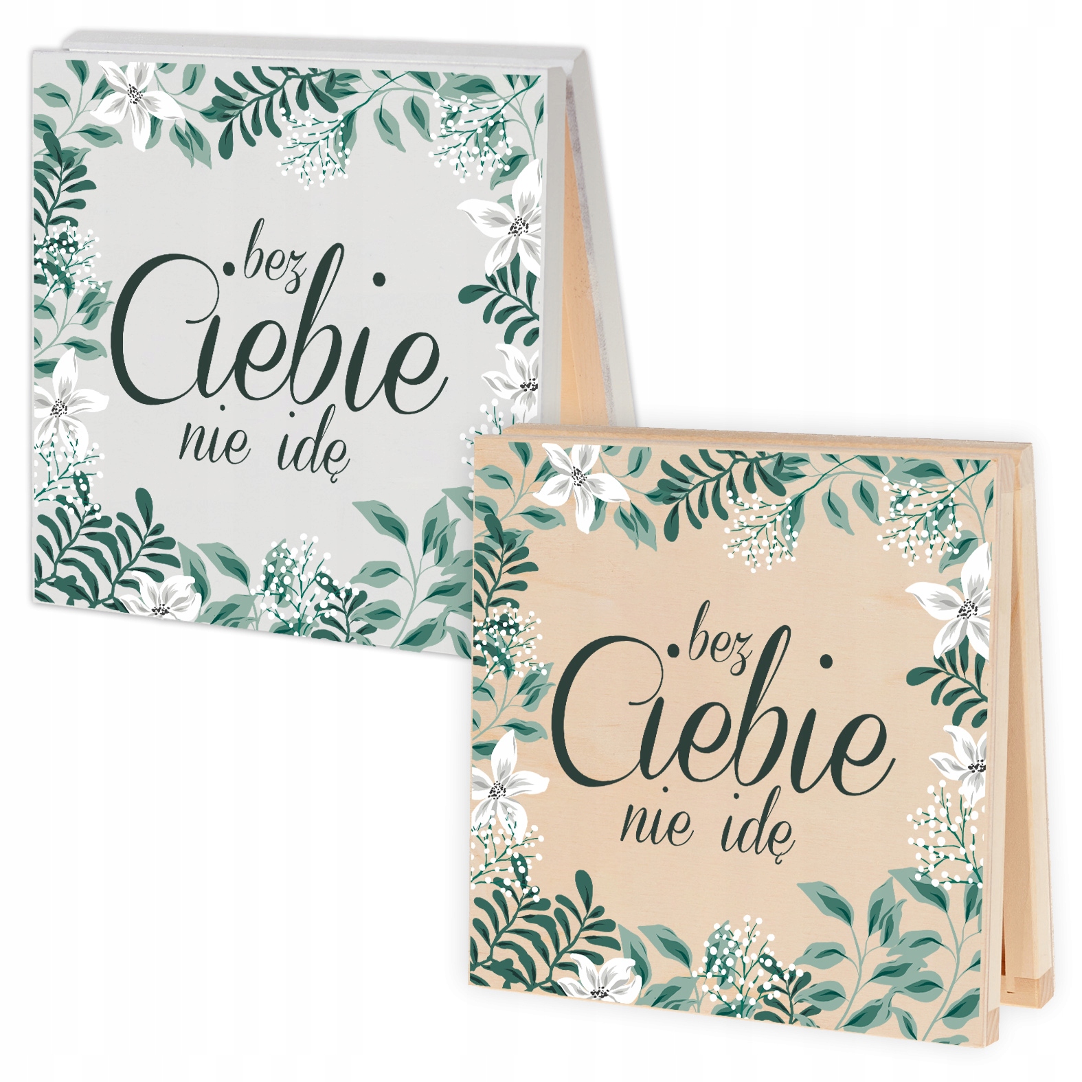 PUDEŁKO DREWNIANE PROŚBA DLA ŚWIADKA ŚWIADKOWEJ O ŚWIADKOWANIE C ZIELONE Z2 Marka Wyczaruj Prezent