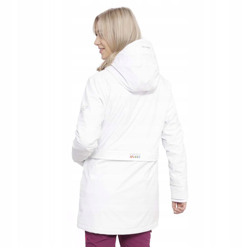 Bílá nepromokavá bunda Rukka 38
