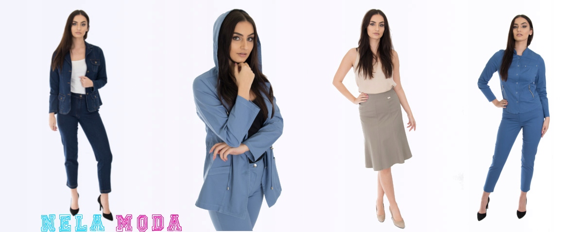 SPÓDNICA BAWEŁNA KIESZEŃ (38-52) KOLORY r.44 Linia plus size (duże rozmiary)