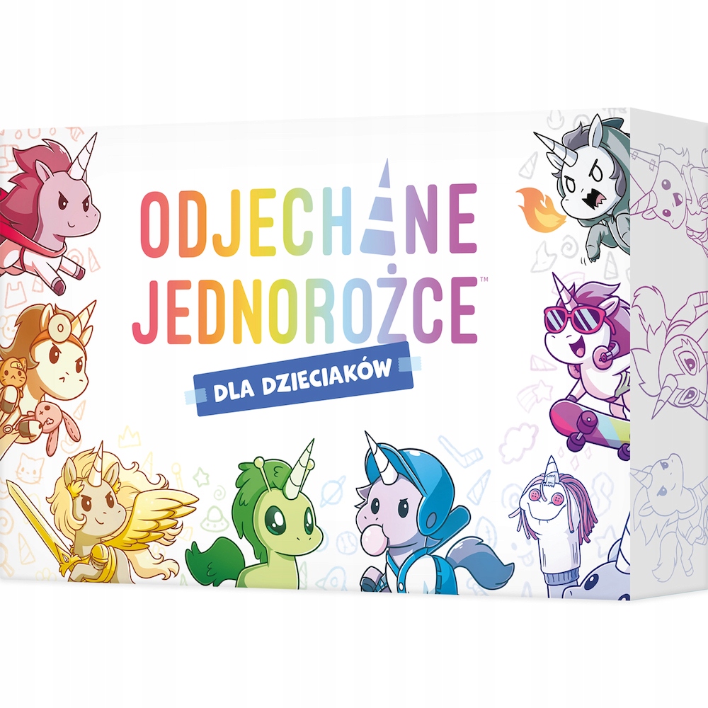 Odjechane Jednorożce dla dzieciaków strategiczna gra karciana 2-6 osób, wie