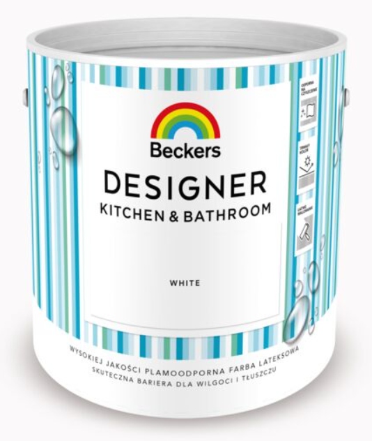 FARBA BECKERS DESIGNER KITCHEN & BATHROOM White 2,5l